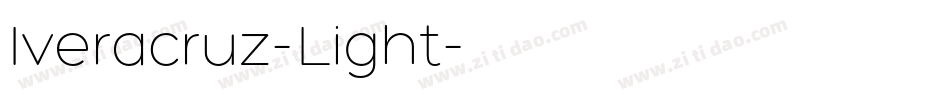 Iveracruz-Light字体转换