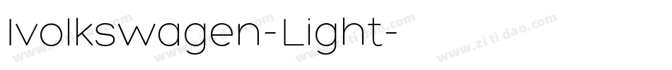 Ivolkswagen-Light字体转换
