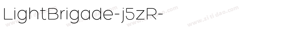 LightBrigade-j5zR字体转换