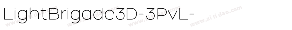 LightBrigade3D-3PvL字体转换