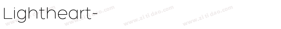 Lightheart字体转换