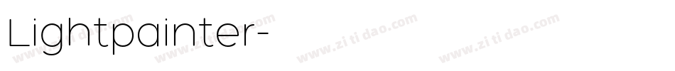 Lightpainter字体转换