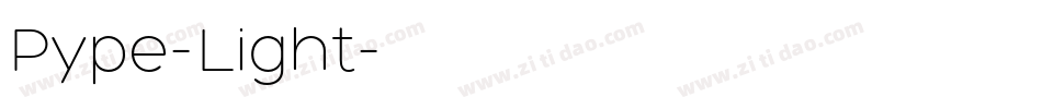 Pype-Light字体转换