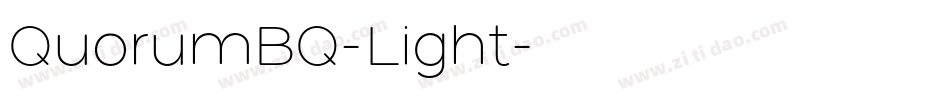 QuorumBQ-Light字体转换
