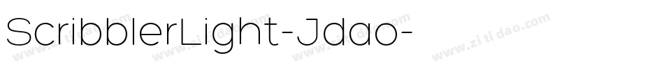 ScribblerLight-Jdao字体转换