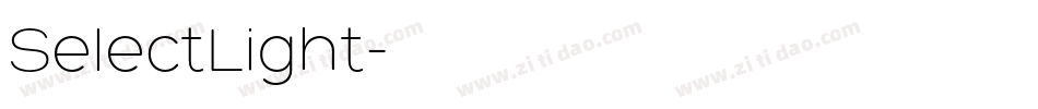 SelectLight字体转换