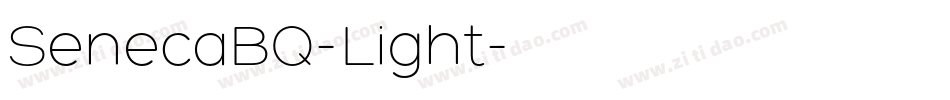 SenecaBQ-Light字体转换