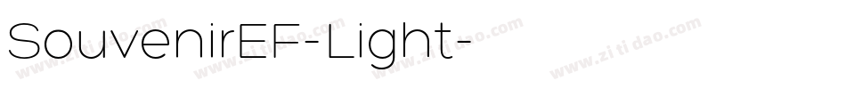 SouvenirEF-Light字体转换