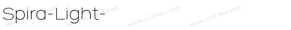 Spira-Light字体转换