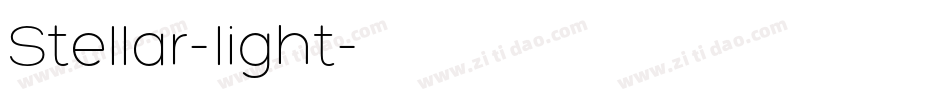 Stellar-light字体转换