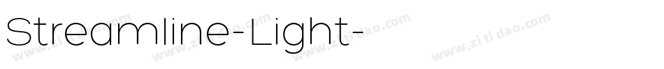 Streamline-Light字体转换