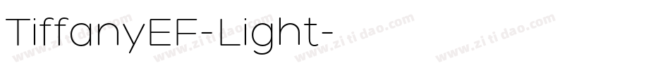 TiffanyEF-Light字体转换