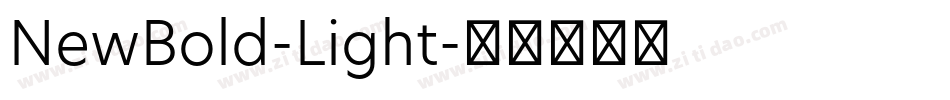 NewBold-Light字体转换