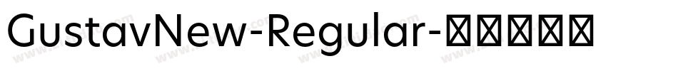 GustavNew-Regular字体转换