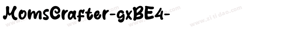 MomsCrafter-gxBE4字体转换