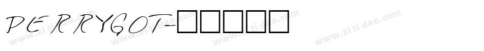 PERRYGOT字体转换