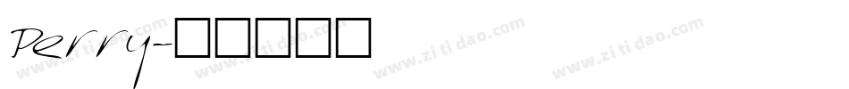 Perry字体转换