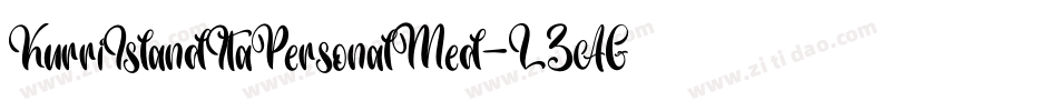 KurriIslandItaPersonalMed-L3AGn字体转换 KurriIslandItaPersonalMed-L3AGn字体转换