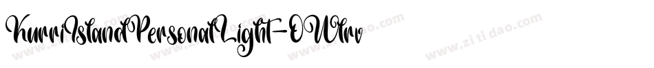 KurriIslandPersonalLight-0Wlrv字体转换 KurriIslandPersonalLight-0Wlrv字体转换