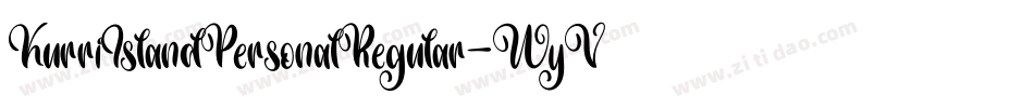 KurriIslandPersonalRegular-WyVaV字体转换