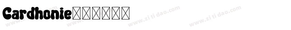 Cardhonie字体转换