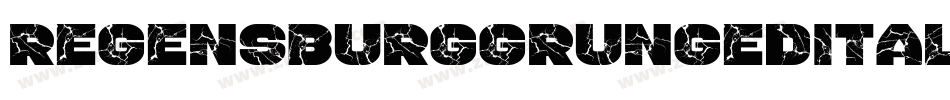 RegensburgGrungedItalic-6Yez1字体转换