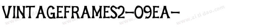 VintageFrames2-O9EA字体转换