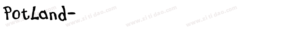 PotLand字体转换