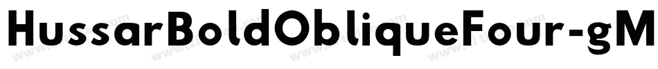 HussarBoldObliqueFour-gMn3字体转换