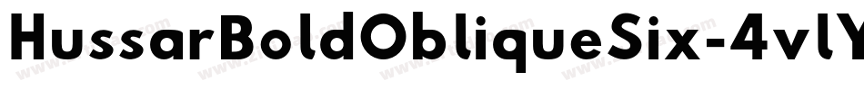 HussarBoldObliqueSix-4vlY字体转换