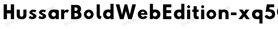 HussarBoldWebEdition-xq5O字体转换