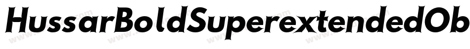 HussarBoldSuperextendedObliqueFive-GegP字体转换