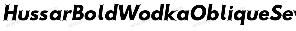 HussarBoldWodkaObliqueSeven-l7YD字体转换