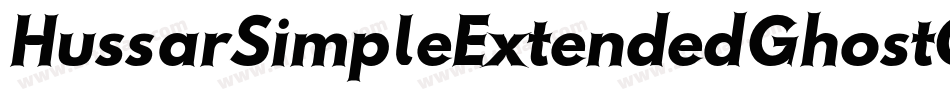 HussarSimpleExtendedGhostObliqueThree-8dWM字体转换
