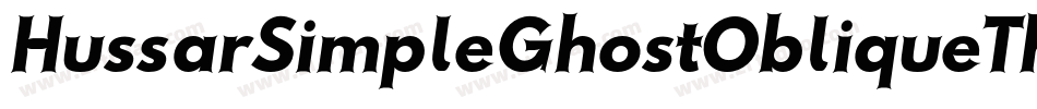 HussarSimpleGhostObliqueThree-vqVZ字体转换