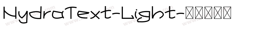 HydraText-Light字体转换
