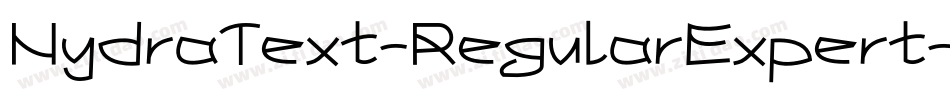 HydraText-RegularExpert字体转换