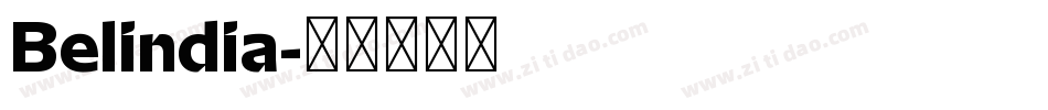 Belindia字体转换