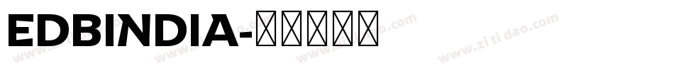 EDBINDIA字体转换