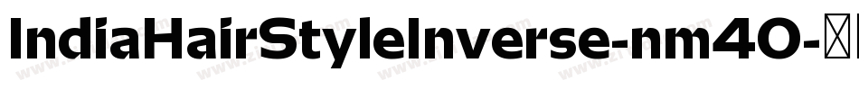 IndiaHairStyleInverse-nm40字体转换