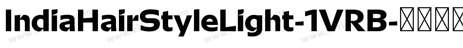 IndiaHairStyleLight-1VRB字体转换