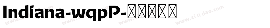 Indiana-wqpP字体转换