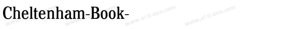 Cheltenham-Book字体转换