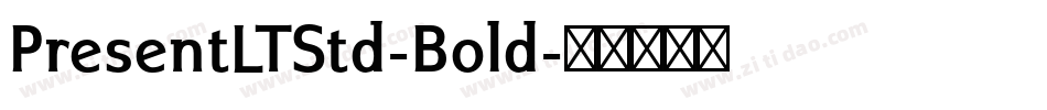 PresentLTStd-Bold字体转换