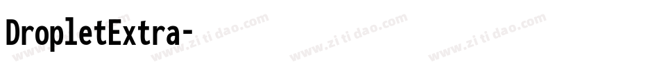 DropletExtra字体转换
