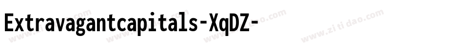 Extravagantcapitals-XqDZ字体转换