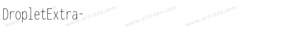 DropletExtra字体转换