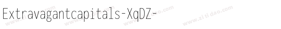 Extravagantcapitals-XqDZ字体转换