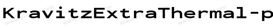 KravitzExtraThermal-pgjK字体转换