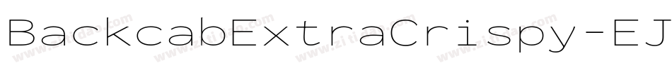 BackcabExtraCrispy-EJwW字体转换